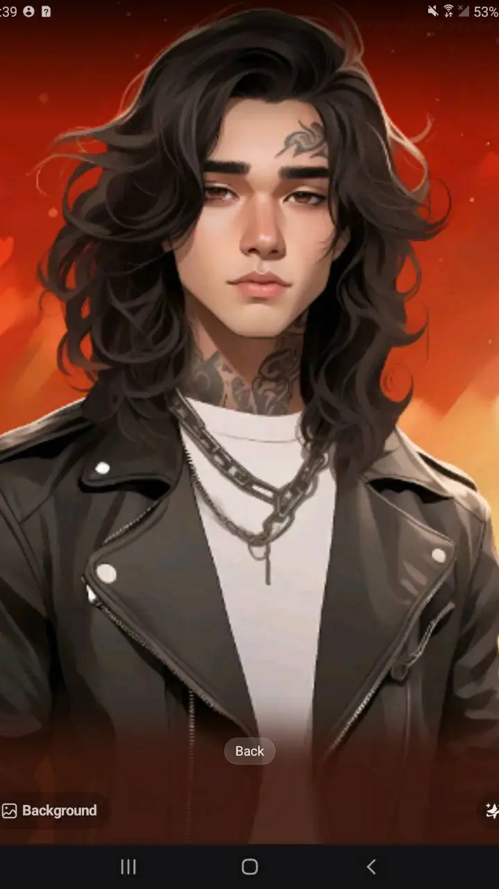 ai character: Zack Kingsley 2 background