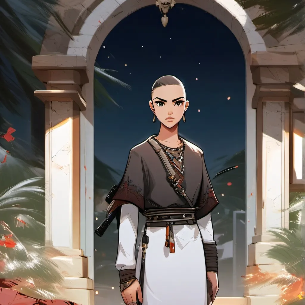chat with ai character: Serene gladiator 