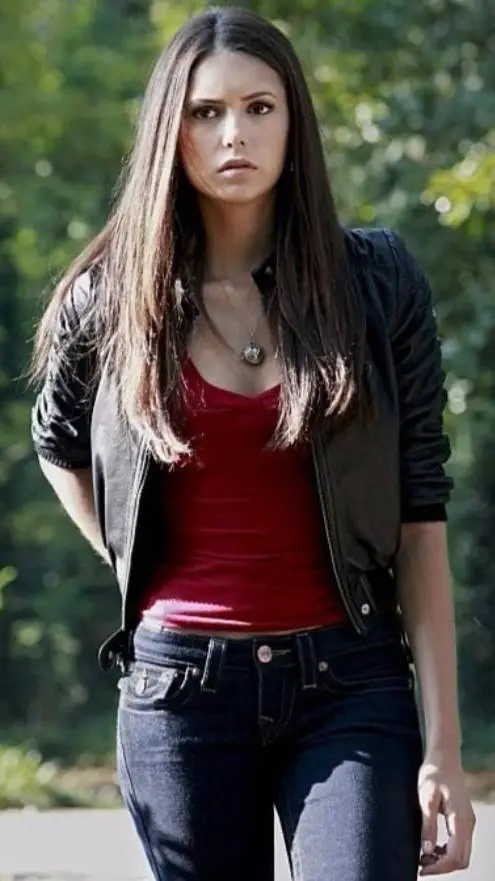 ai character: Elena Gilbert  background