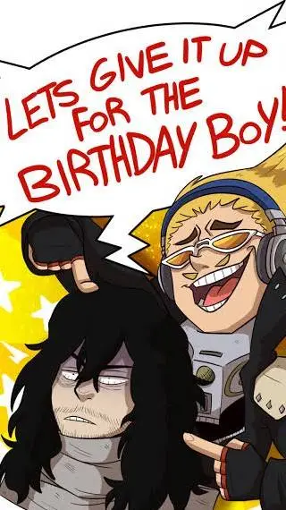 ai character: happyb-day aizawa  background