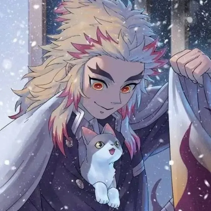 chat with ai character: rengoku's cat