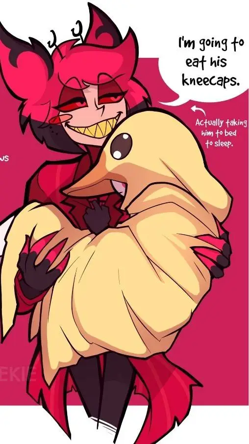 ai character: radioapple background