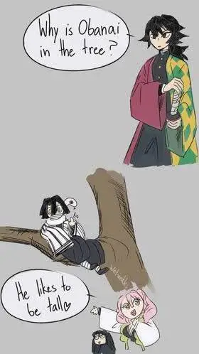 ai character: obanai's tree. background