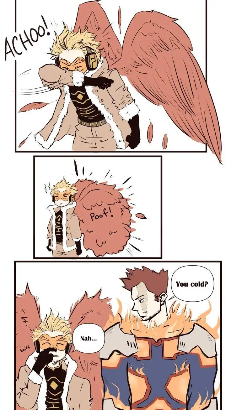 ai character: hawks sneeze  background