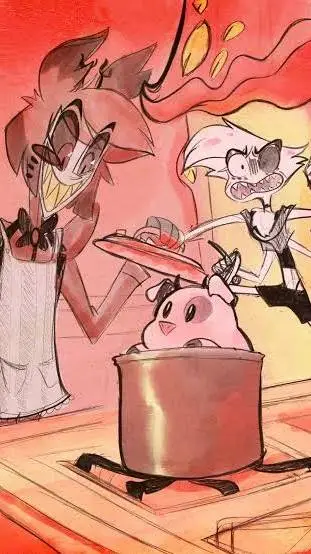 ai character: fat nuggets bath background