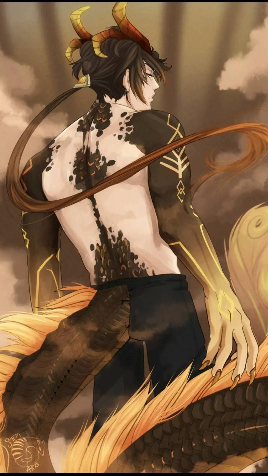ai character: Zhongli background