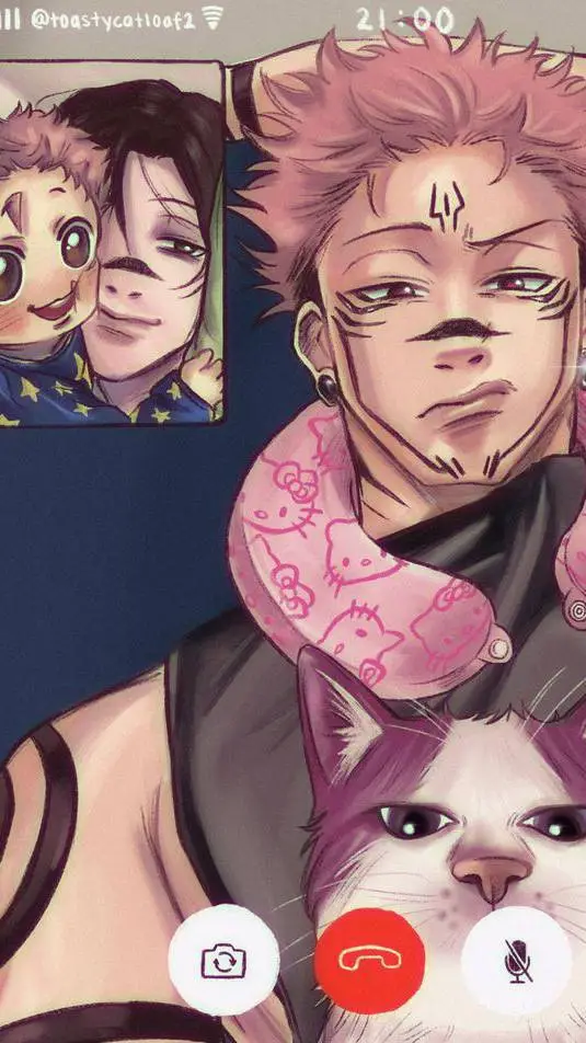 ai character: Sukuna 🎀👀 background