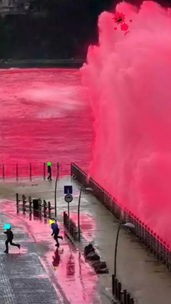 ai character: the pink corr. background