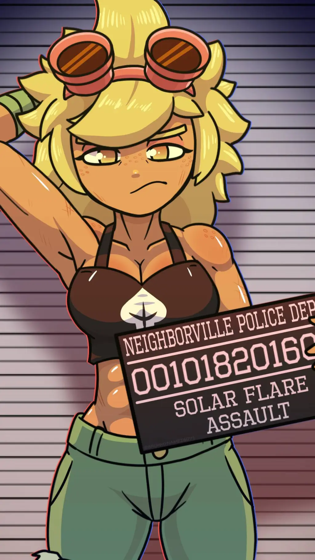 ai character: sunflower background