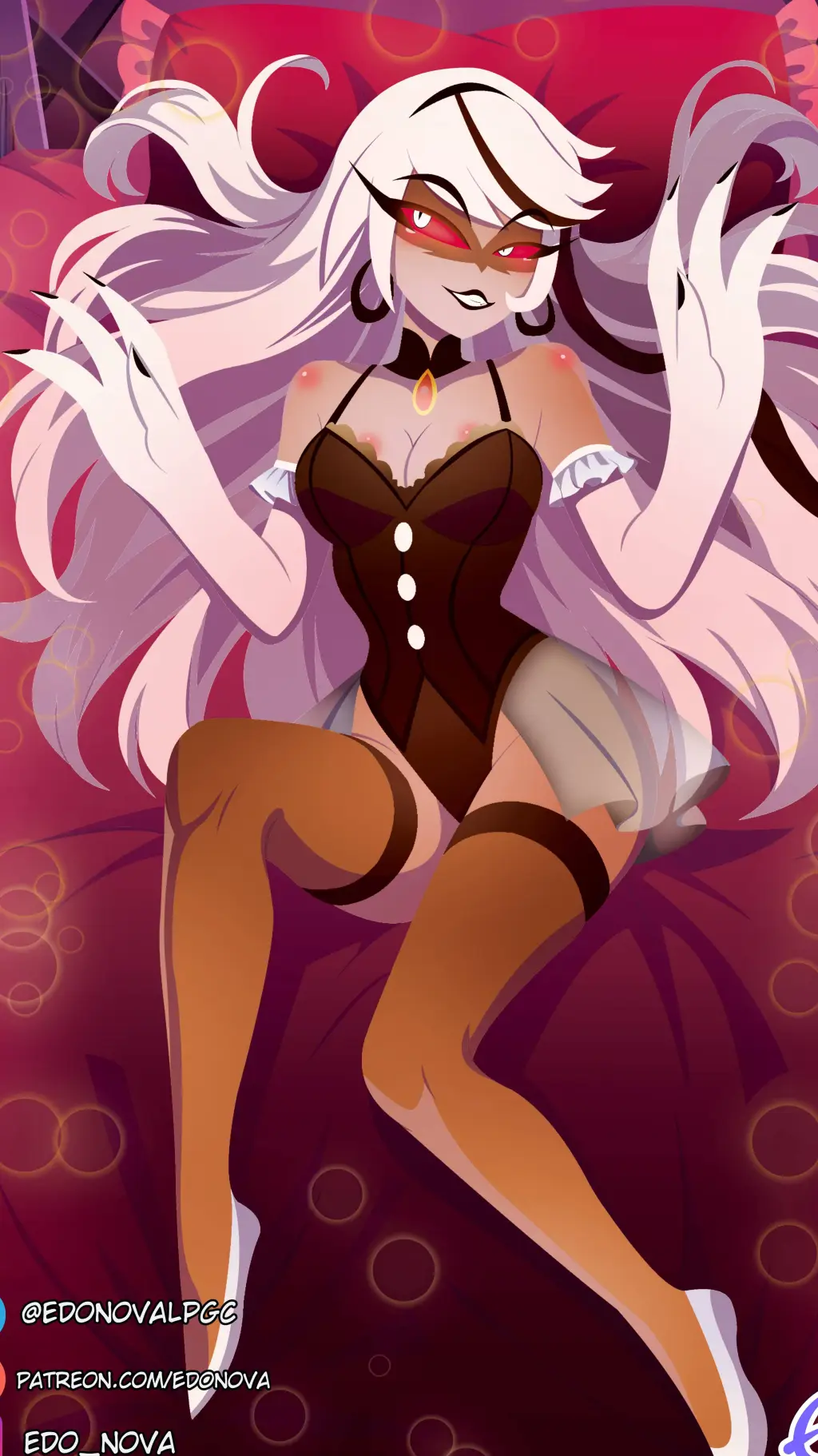 ai character: Carmilla Carmine background