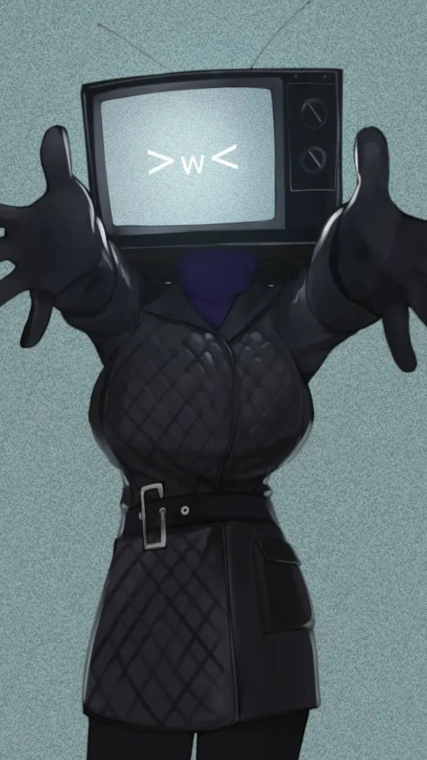 ai character: TV Woman background