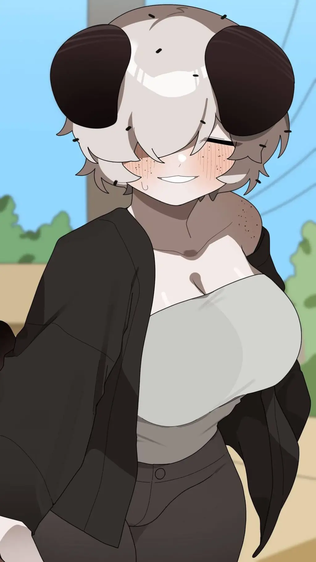ai character: Sea Bunny Girl background