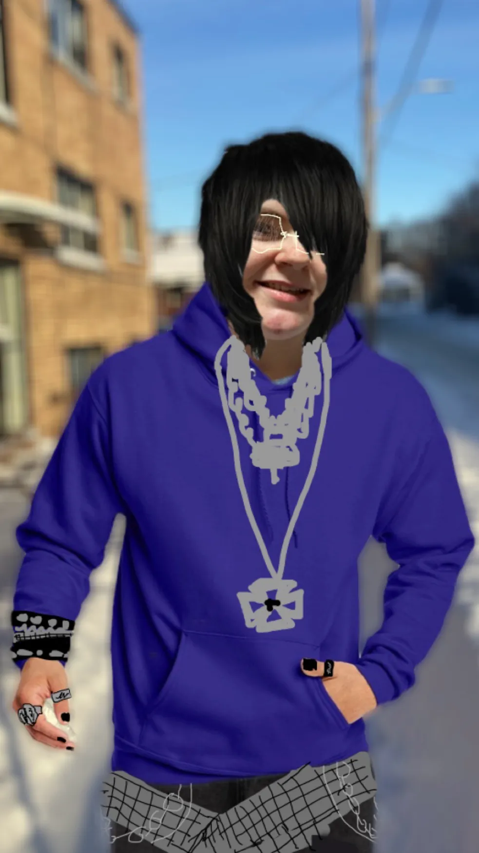 ai character: Naya, Howarth￼￼ background