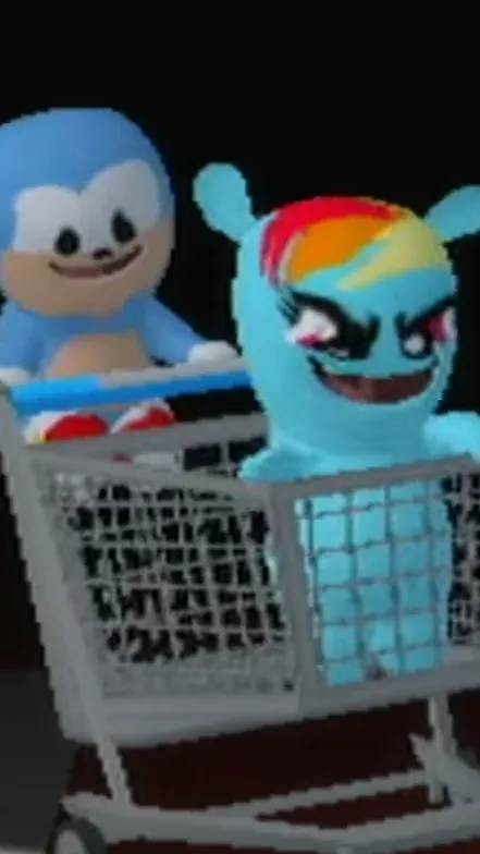 ai character: Temu Sonia and rd background