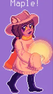 ai character: Maples! background