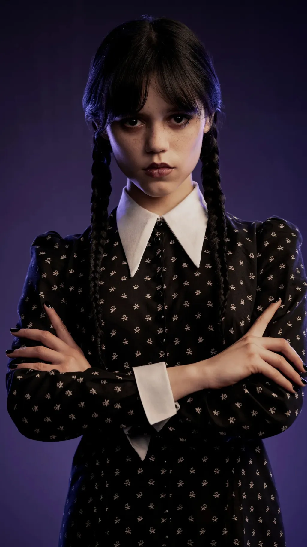 ai character: Wednesday Addam background