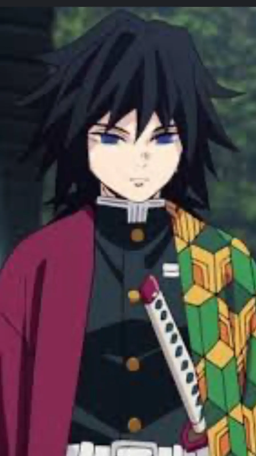 ai character: giyu tomioka  background