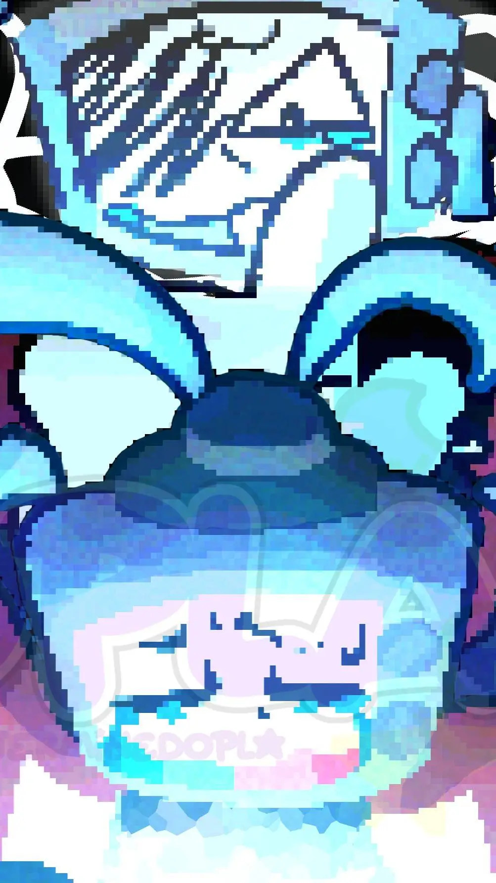 ai character: Mr Puzzles au 2 background