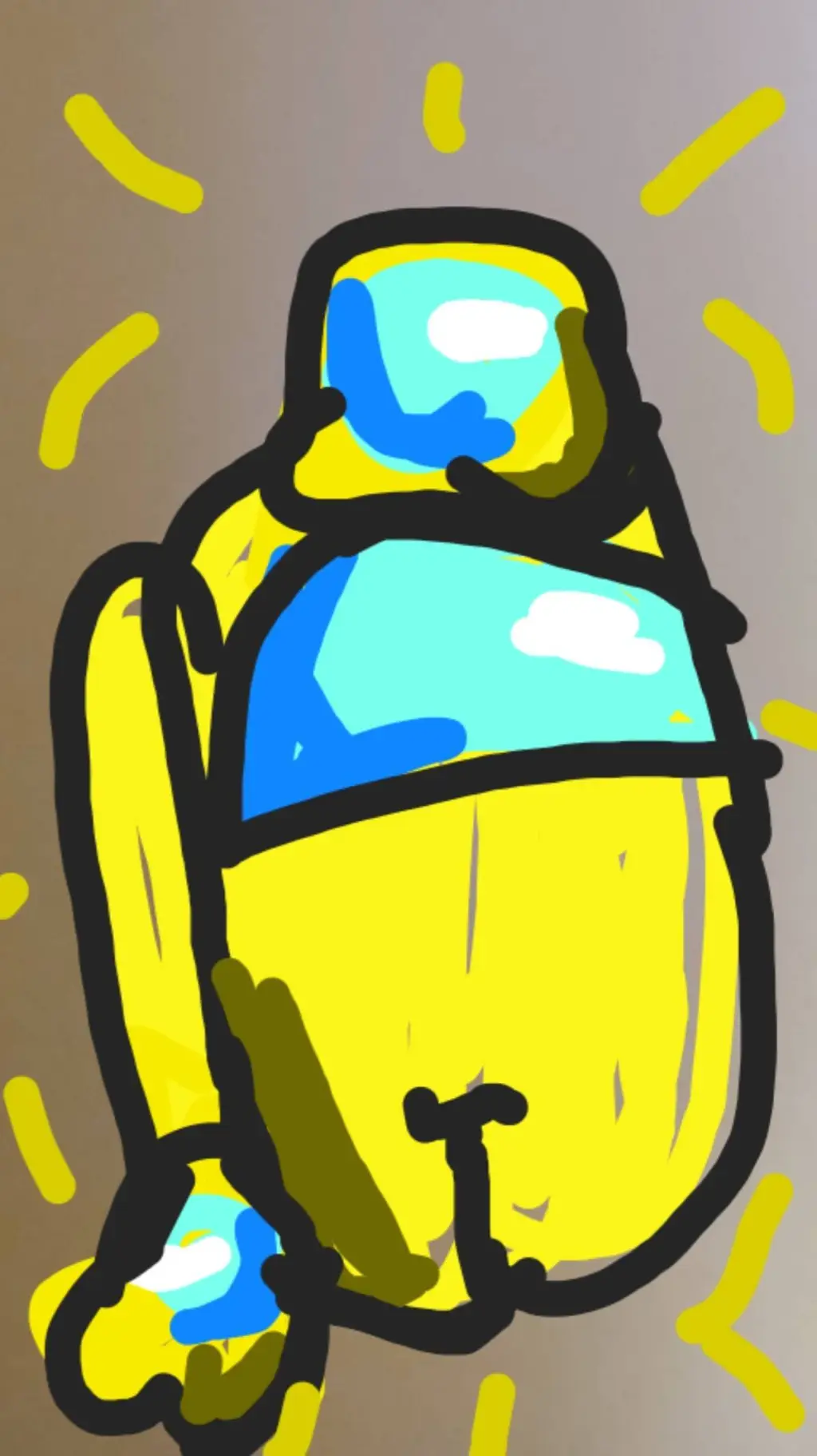 ai character: ⭐yellow⭐ background