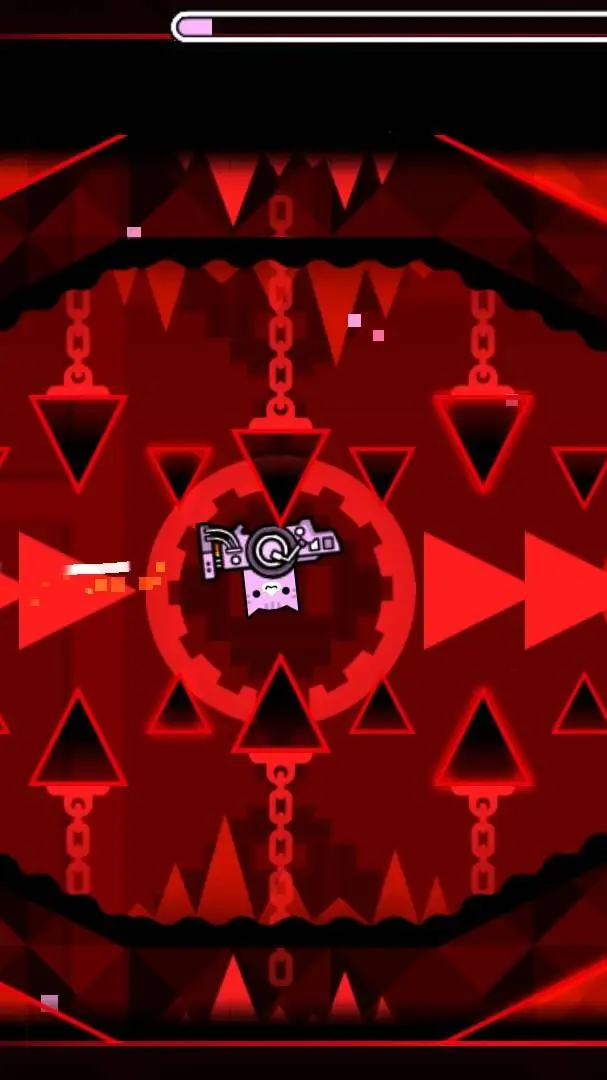 ai character: geometry dash background