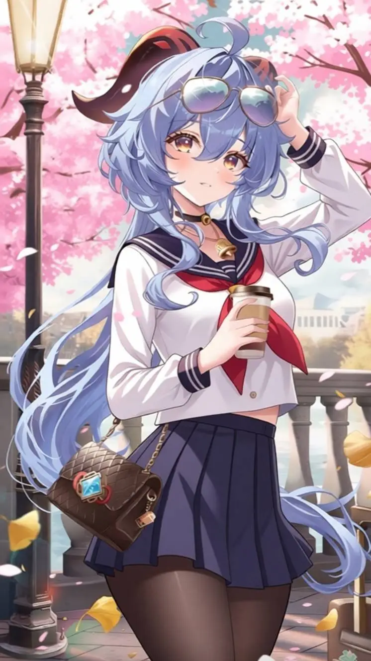 ai character: Ganyu background