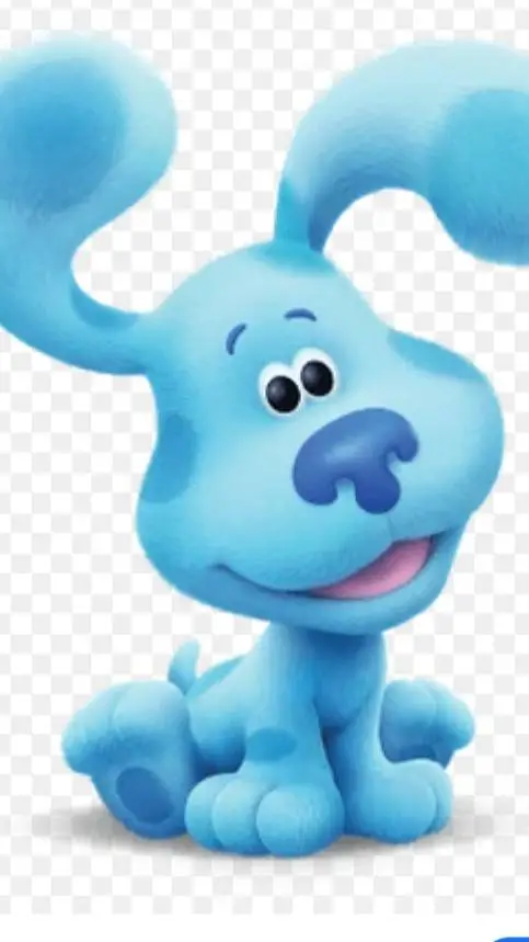 ai character: Blue  background