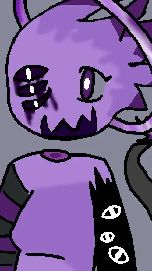 ai character: void (my oc) background