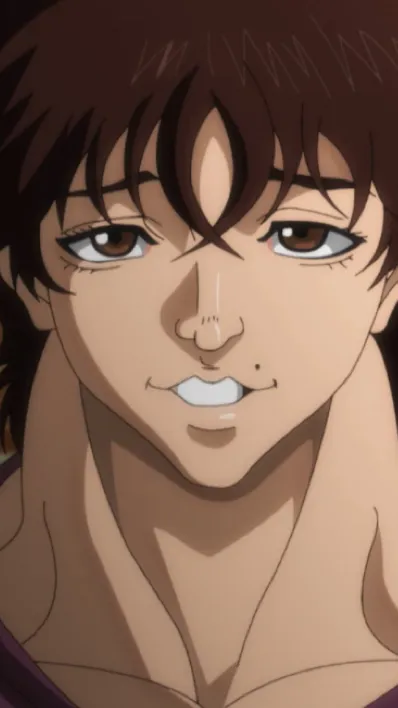 ai character: baki hanma  background