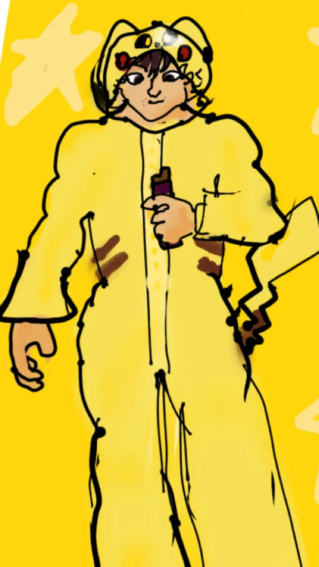 ai character: baki  background