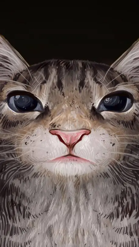 ai character: Cat background