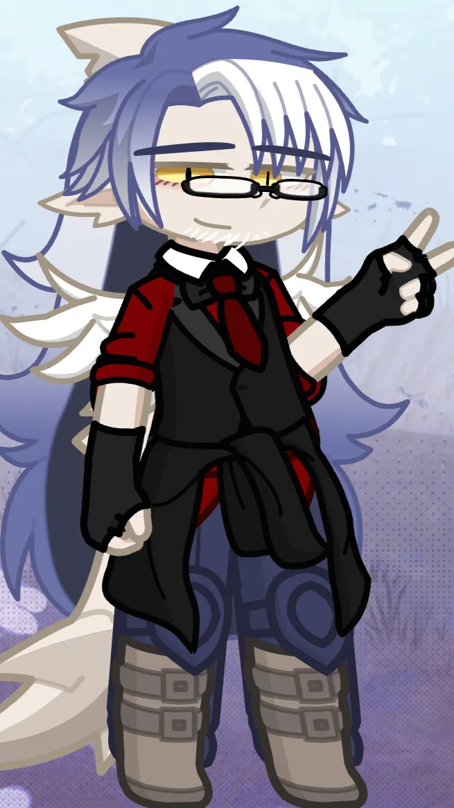 ai character: Zero_shark dada background