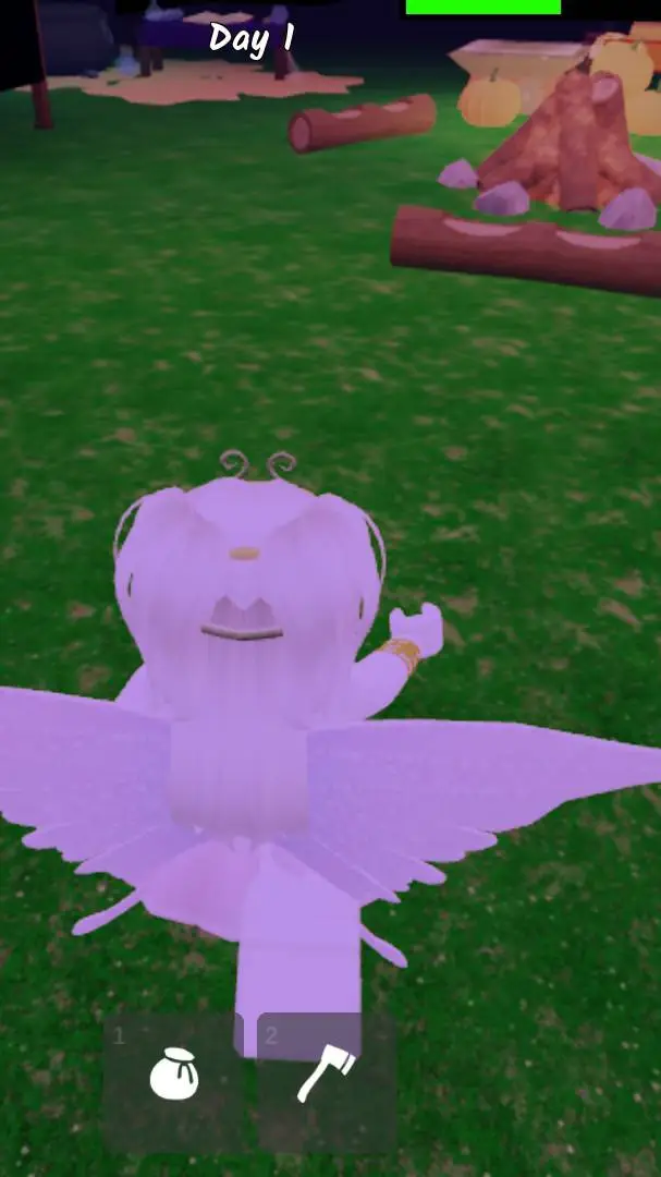 ai character: Fairy in 99nights background