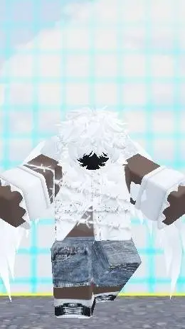 ai character: H E A V E N background