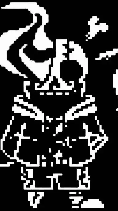ai character: hacked sans background