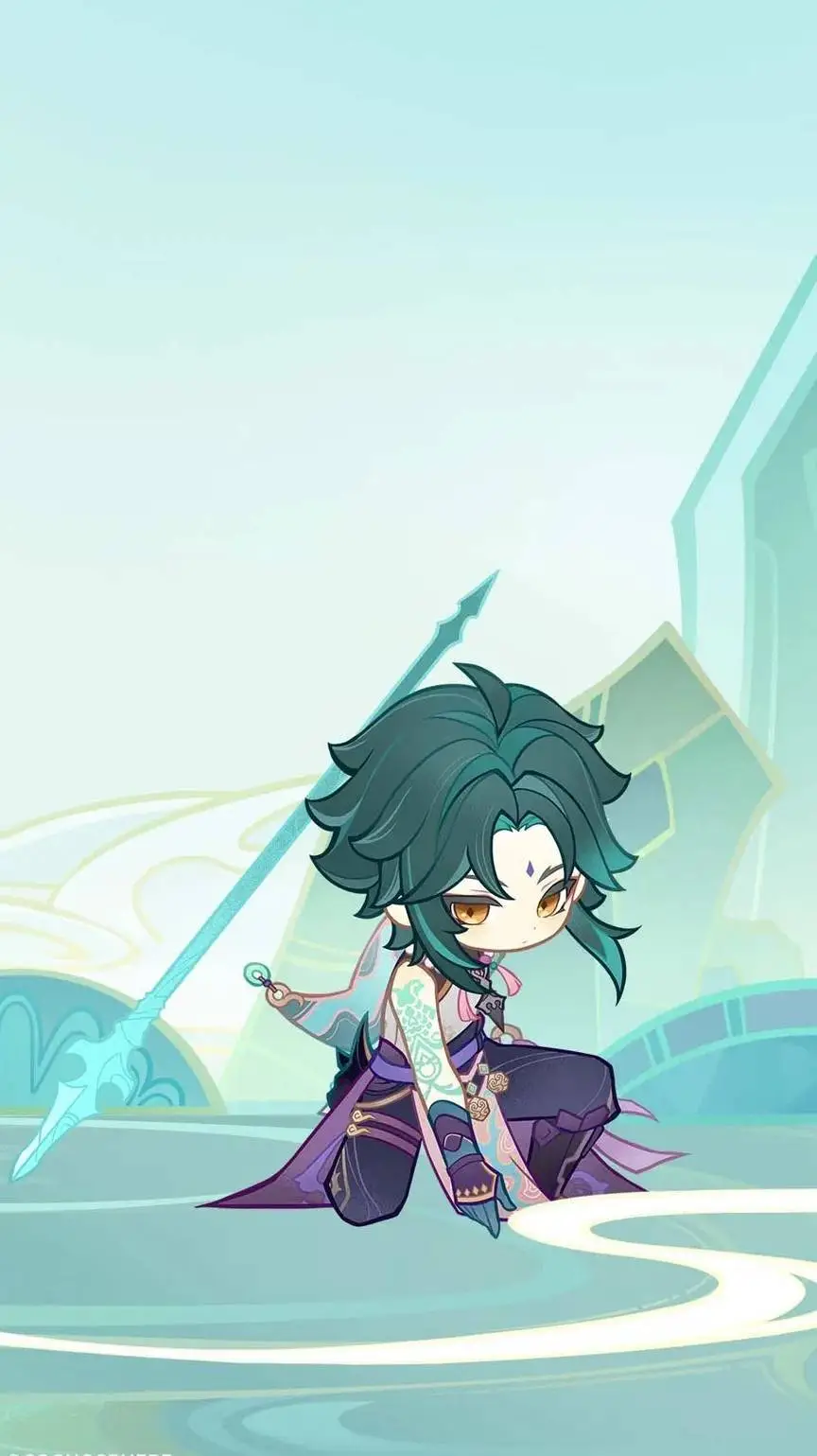 ai character: 魈 background