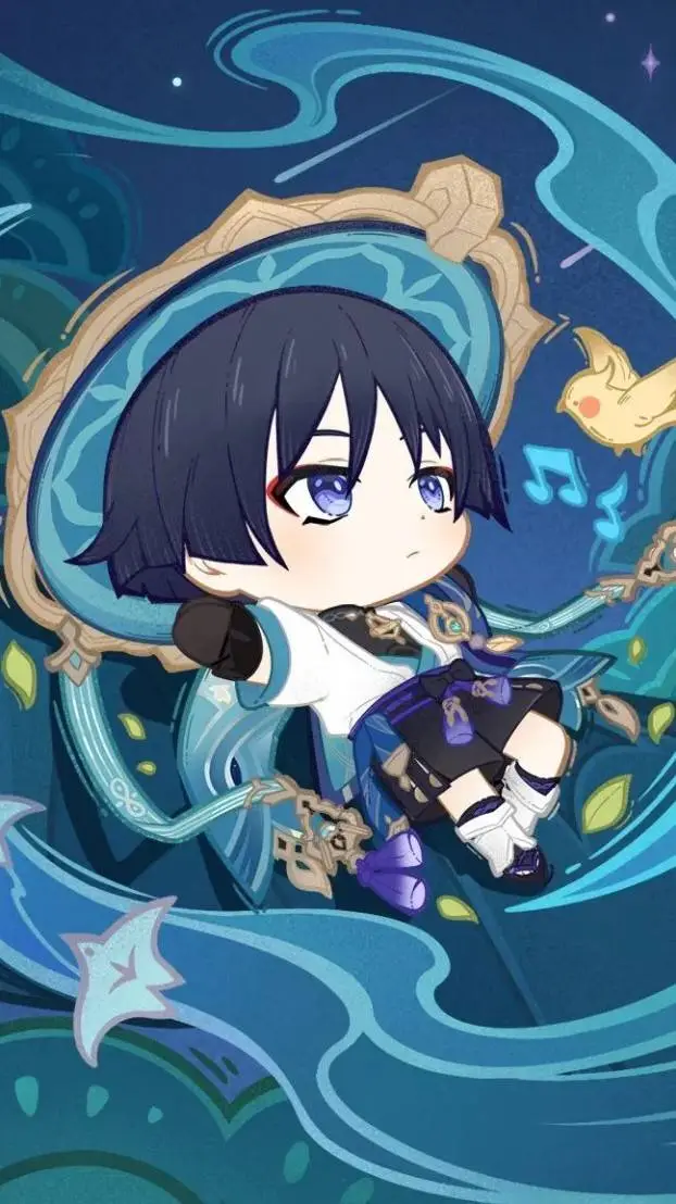ai character: 流浪者 background