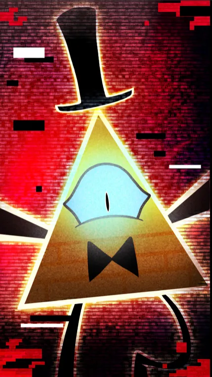 ai character: Bill cipher background
