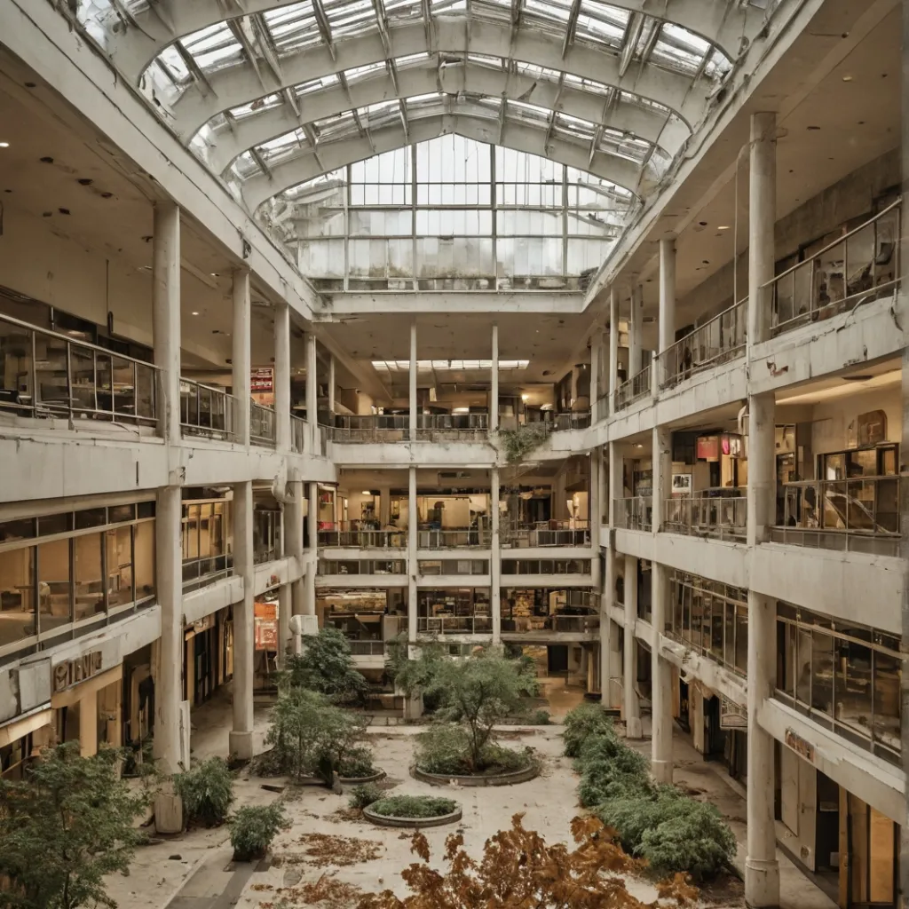 chat with ai character: Abandoned mall