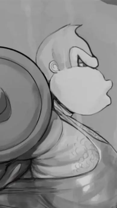 ai character: Donkey Kong  background