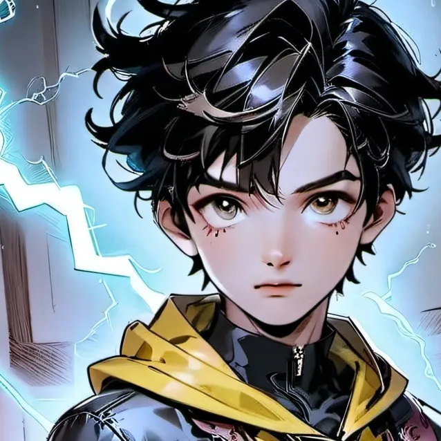 chat with ai character: shock boy