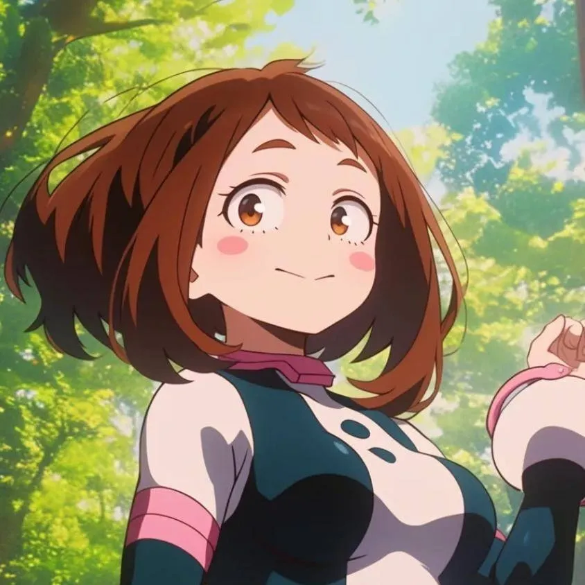 chat with ai character: Uraraka Ochako 