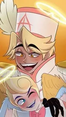 ai character: HOLYGATESSSSS background