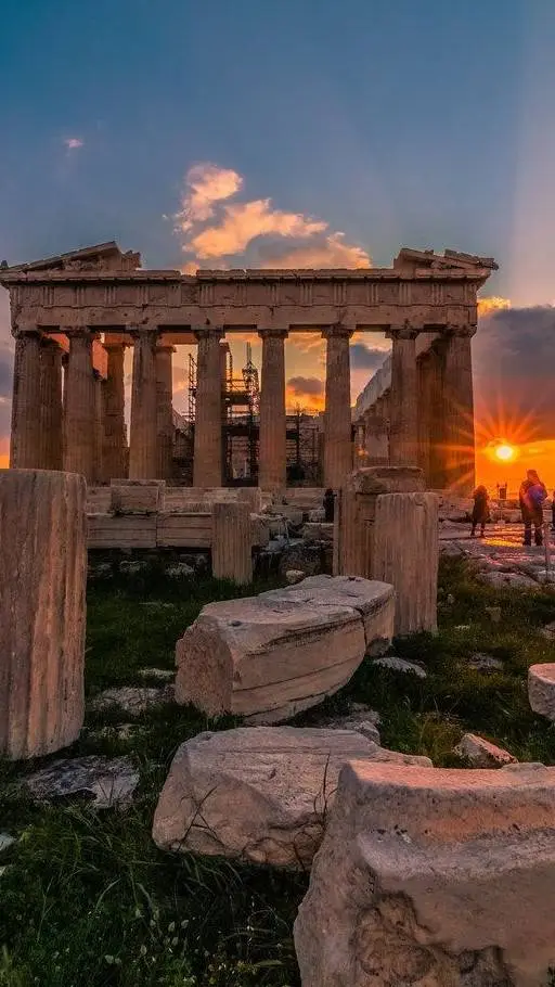 ai character: greek gods(woah)  background
