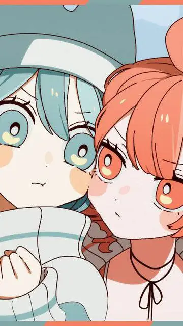 ai character: miku and teto background