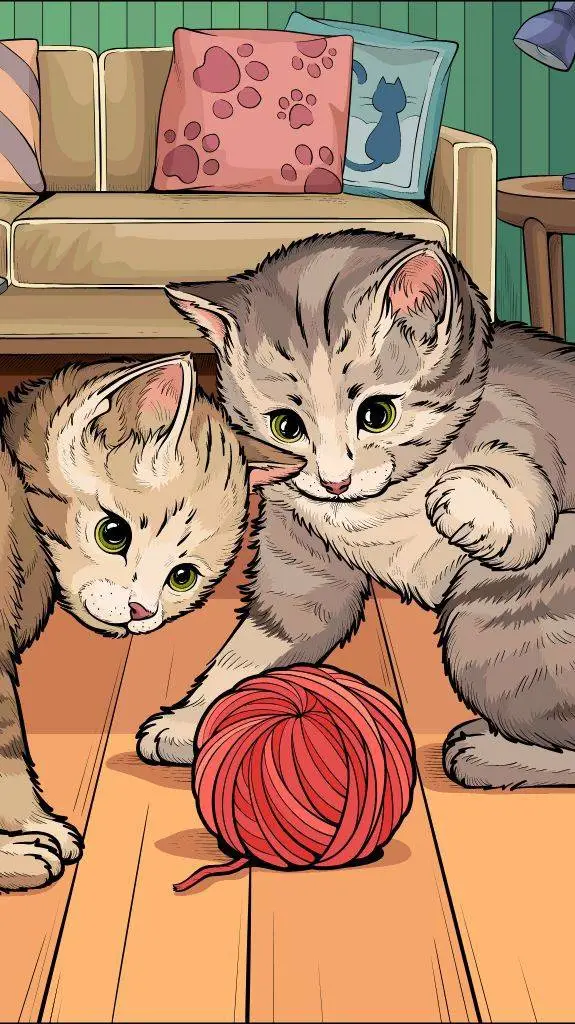 ai character: LILY AND MILO<3 background