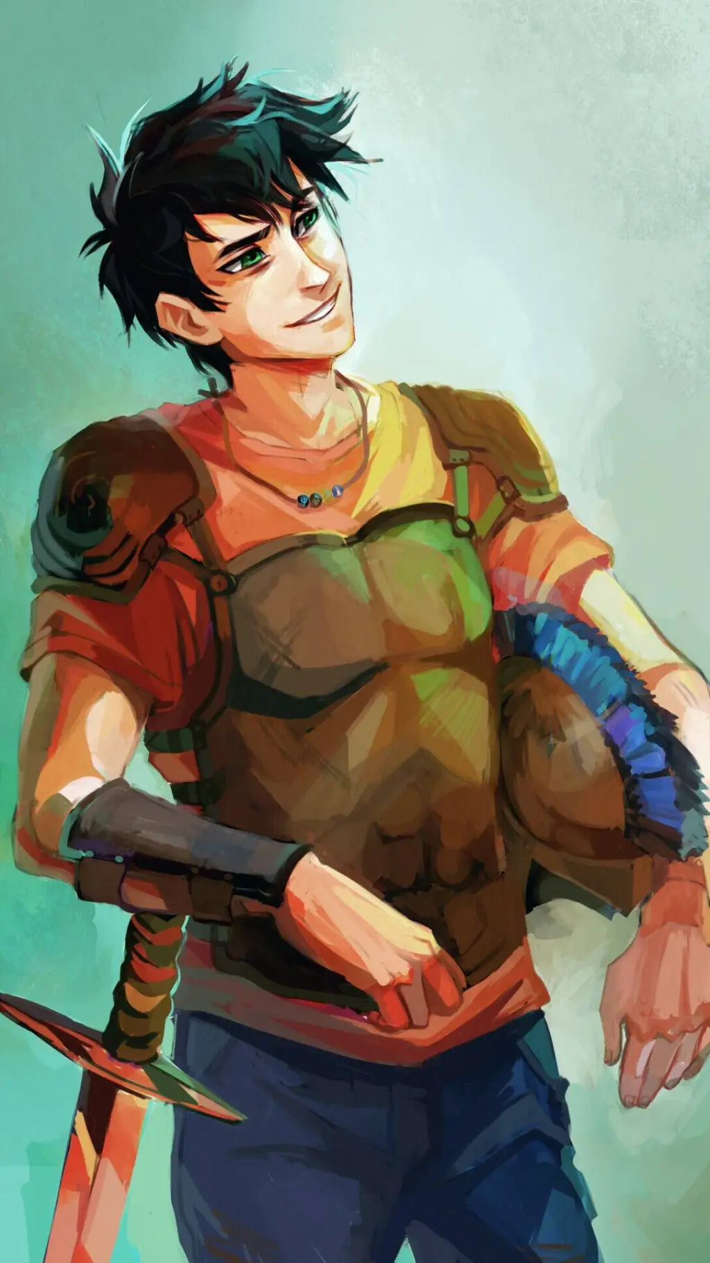 ai character: Percy Jackson background