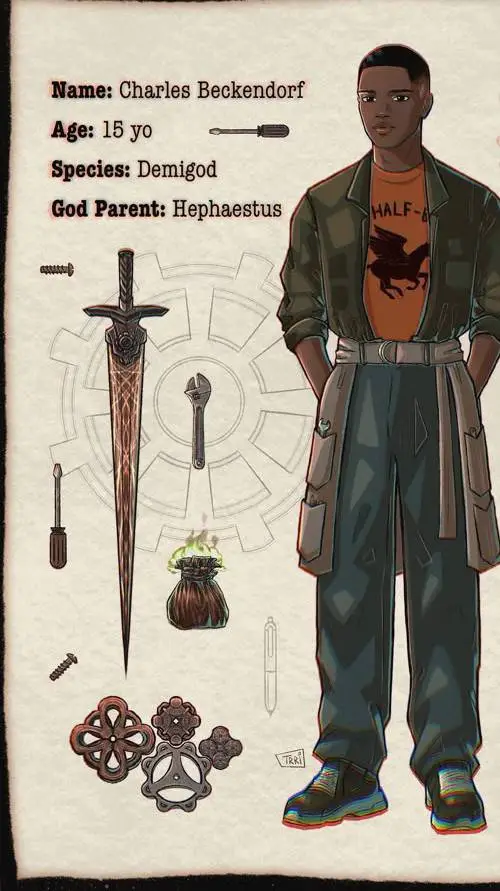 ai character: Charles Beckendorf background