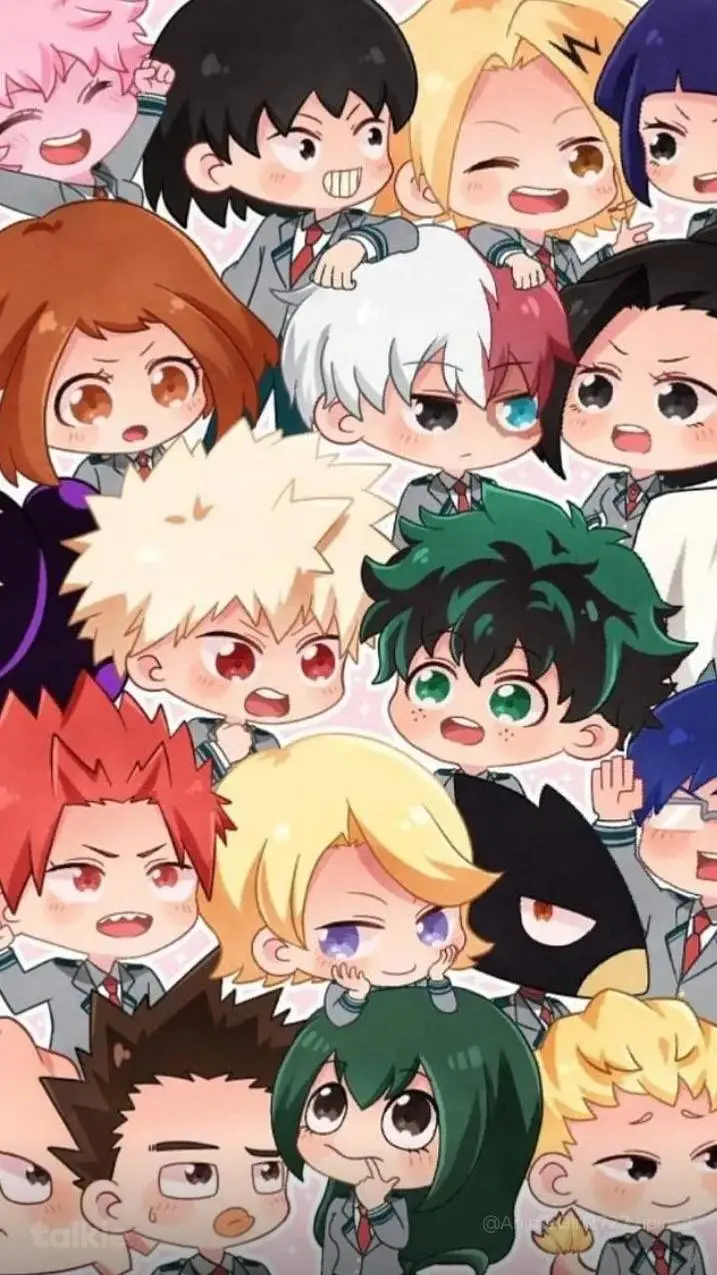 ai character: MHA π(pie) background