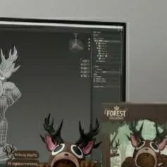 chat with ai character: deer but figureine