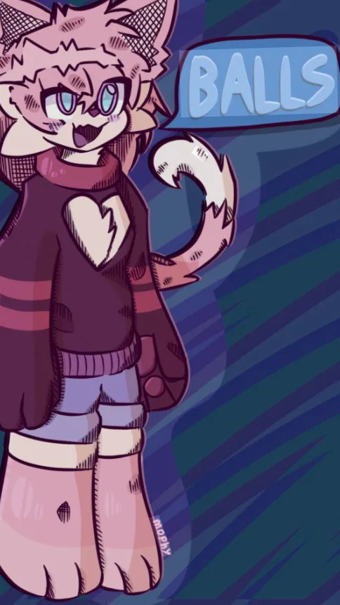 ai character: Furry  background